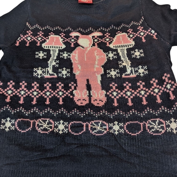 A Christmas Story Crew Neck Long Sleeve Sweater Size Medium - Picture 3 of 10